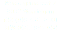 Westergemstraat 7 9032 Wondelgem +32 (0)9 336 34 01 BTW 0665 935 088